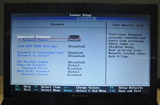 Lenovo SMB 笔记本如何设置BIOS密码(三种不同的设置界面)