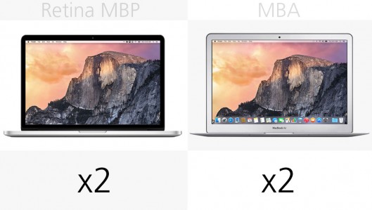 新款Macbook Pro和Macbook Air参数对比