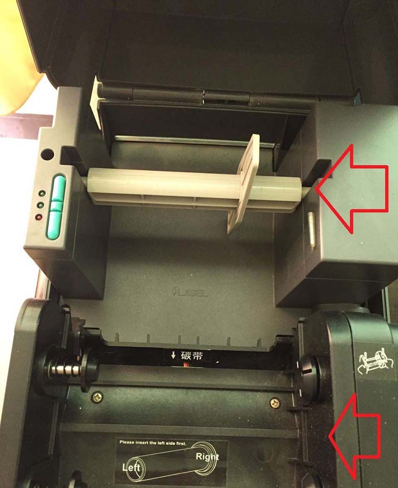 tsc 244plus打印机怎么更换热敏纸?