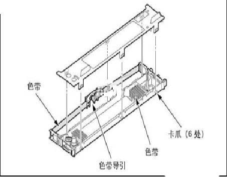 EPSON爱普生打印机怎么安装色带?