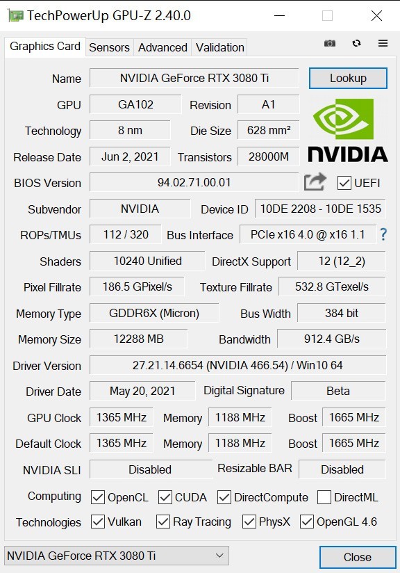 NVIDIA RTX 3080 Ti显卡怎么样 NVIDIA RTX 3080 Ti显卡全面评测