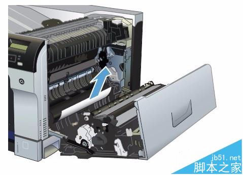 HP CP5225打印机纸盘1卡纸该怎么清除?