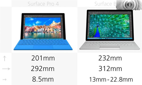 家门对决 Surface Book 和Surface Pro 4图文对比