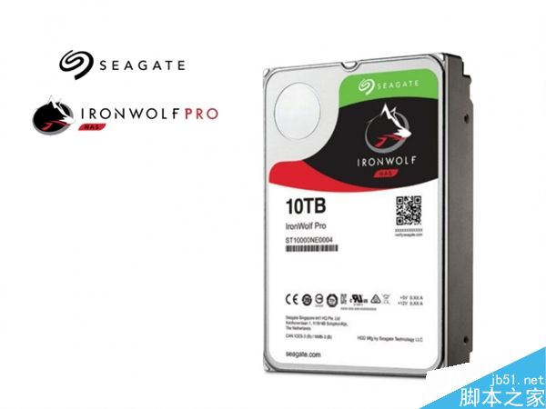 希捷发布IronWolf Pro NAS硬盘:最强10TB/耐用性极佳