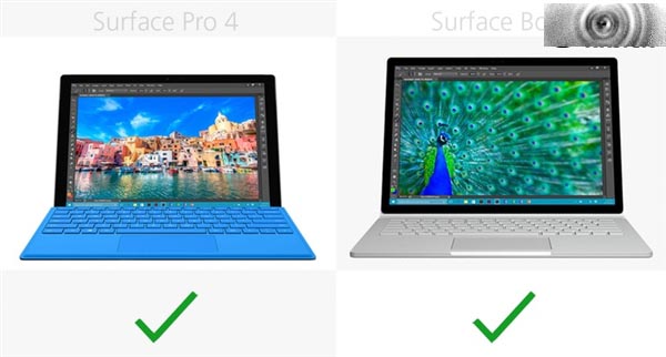 家门对决 Surface Book 和Surface Pro 4图文对比