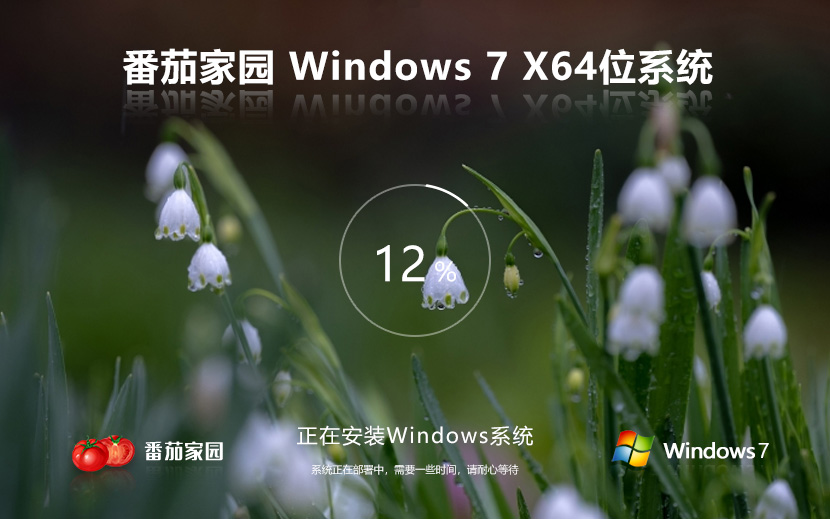 番茄花园win7企业版 微软正式版下载 简体中文 x64位最新下载 v2023