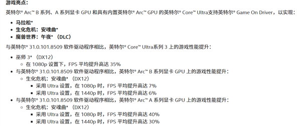 Intel发布最新8531驱动：游戏性能暴涨40%！
